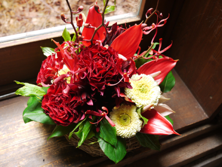 全国宅配 二十歳のお祝いに贈るおしゃれなお花のプレゼント グレースマーケット総合サイト カフェスタイルhazuki