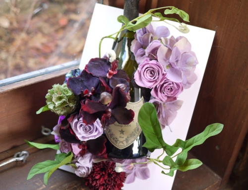 Envoi de fleurs et cadeau de Dom Pérignon au Japon